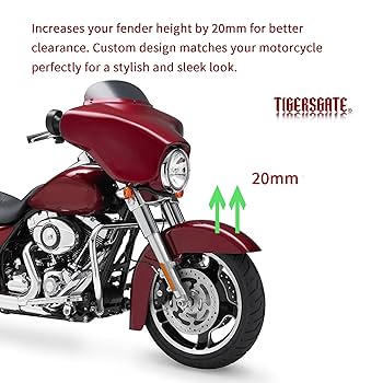 Amazon | TIGERSGATE グロスブラック フロントフェンダー